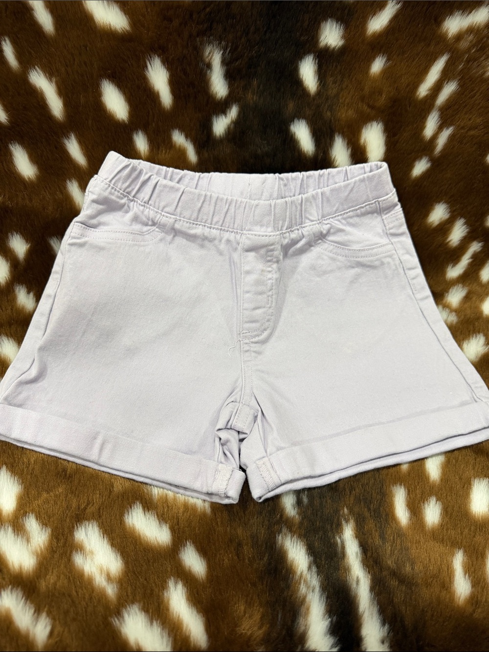 Girls' Lilac Pull-On Skort Shorts